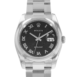 Pre-owned Rolex Datejust 36 Auto Chronometer Men's Watch, Model 116200 BKJRO