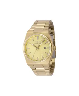 Мужские часы 48398 Speedway Quartz с золотым циферблатом и тремя стрелками Invicta, золотой 21259318 | gold