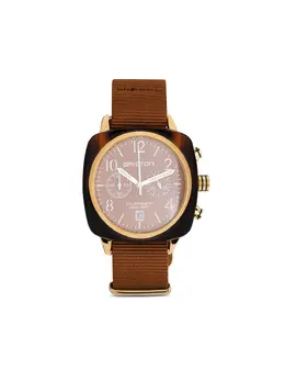 Наручные часы Clubmaster Classic 40 мм Briston, коричневый 16297751 | коричневый