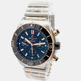 Breitling Chronomat UB0136251B1U1 - Automatic 44mm Men's Watch in Black Dial with Rose Gold and Stainless Steel