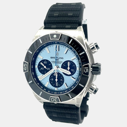 Chronomat PB0136251C1S1 1204671 Ice Blue Stainless Steel Automatic Men's Watch