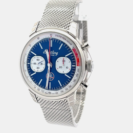 Breitling B01 Shelby AB01763A1C1A1 - Blue Dial Stainless Steel Chronograph Men's Watch