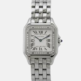 Cartier Panthere De Cartier W4PN0008 - Quartz Silver Stainless Steel Women's Watch