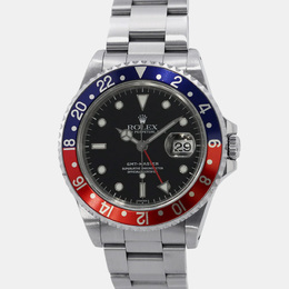 Rolex GMT-Master II 16700 Automatic Stainless Steel Black Dial Men's Watch Ref 1203046
