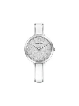 Наручные часы Crystalline 32 мм Swarovski, серебяный 24099932 | серебристый