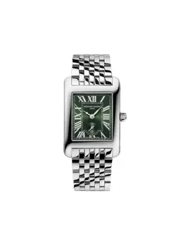 Наручные часы Carree Small Seconds 36 мм Frederique Constant, зеленый 30678185 | зеленый