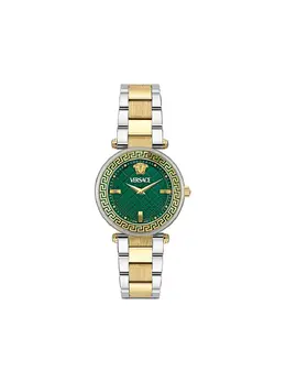 Наручные часы Medusa Reve 35 мм Versace, зеленый 23053954 | зеленый
