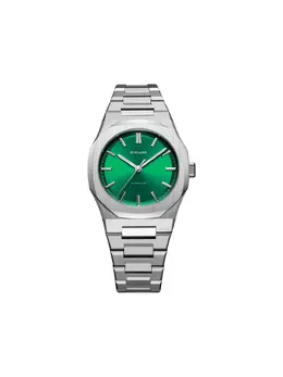 Наручные часы Automatico 36 мм D1 Milano, зеленый 28427463 | зеленый