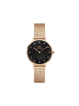 Наручные часы Petite Pressed Studio Lumine 28 мм Daniel Wellington, черный 19136773 | черный