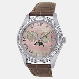 Patek Philippe Complications 4936G-001 White Gold Mother of Pearl Automatic Men's Wristwatch