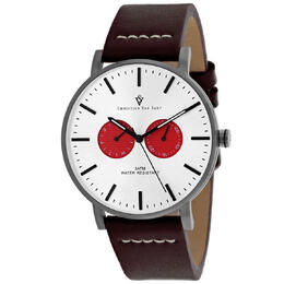 Christian Van Sant Relic CV0542 Mens Quartz Watch with Brown Leather Strap