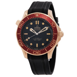 Omega Seamaster Diver Automatic Chronometer Black Dial Mens Watch 210.92.42.20.01.003