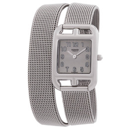 Hermes Cape Cod Quartz Silver Dial Ladies Watch w045767ww00