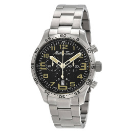 Mathey-Tissot Type 21 Chronograph H1821CHT3 - Titanium Case Black Dial Men's Watch