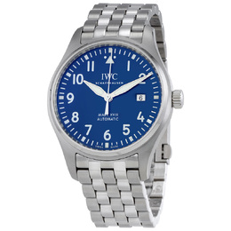 Pre-owned IWC Le Petit Prince XVIII Blue Dial Mens Automatic Watch IW327014