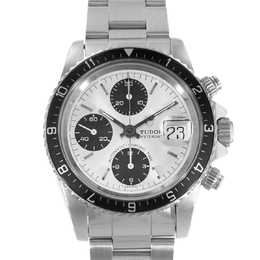 Pre-owned Tudor Oysterdate Big Block Chronograph Automatic Mens Watch 79170