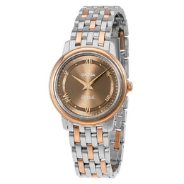 Omega De Ville Chestnut Dial Ladies Watch 424.20.27.60.13.001
