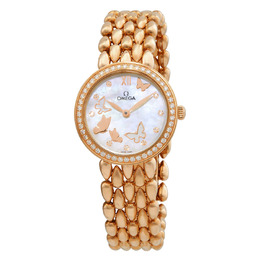 Omega De Ville Prestige Diamond Ladies Watch 424.55.27.60.55.003