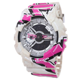 Casio G-Shock GA-110SS-1A Black Dial Mens Watch