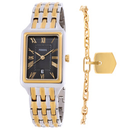 Fossil Raquel Quartz Gray Dial Ladies Watch Set ES5376SET