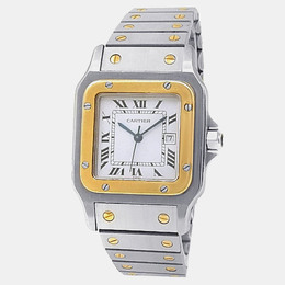 Cartier Santos De White Dial Model 2961/10