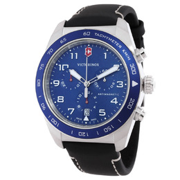 Victorinox Swiss Army Chronograph Quartz Blue Dial Mens Watch Model 242047
