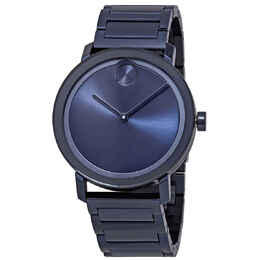 Movado Bold Blue Dial Mens Watch 360510