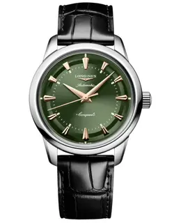 Longines Conquest Heritage Automatic Green Dial Men's Watch L1.649.4.02.2