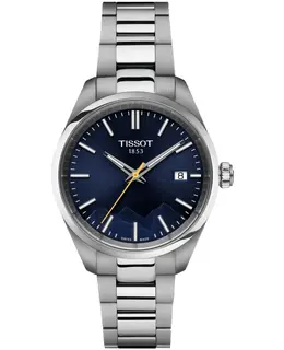 Tissot Women's Stainless Steel Blue Dial Watch - PR 100 Jungfraubahn Edition Model T150.210.11.041.01