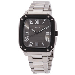 Fossil Crosby FS6122 Mens Quartz Grey Dial Watch with Black Hands and Roman Numerals