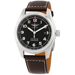 Pre-owned Longines Spirit Automatic Black Dial Mens Watch L3.811.4.53.0