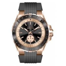 Invicta Aviator Quartz Black Dial Mens Watch 49306