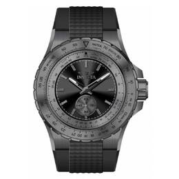 Invicta Aviator Quartz Black Dial Mens Watch 49308