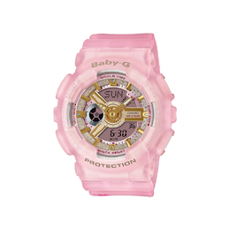 Casio Женские розовые часы BABY-G ba-110sc-4apr-品牌
