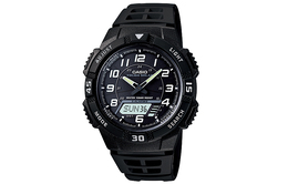 Casio Мужские молодежные черные часы aq-s800w-1b