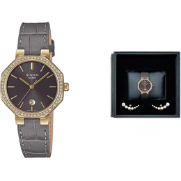 Женские часы SHEEN Gray Casio she-4552gl-8auprs
