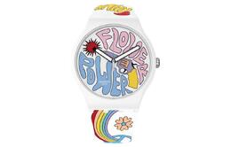 Swatch Белые часы унисекс so32w107