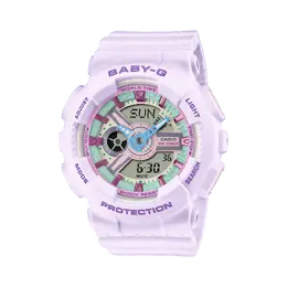 Casio Женские фиолетовые часы BABY-G ba-110xpm-6apr