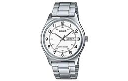 Casio Часы унисекс стандартной серии белого цвета mtp-v006d-7b2