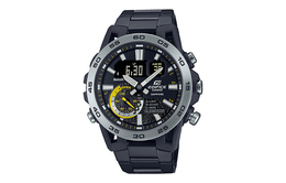 Casio Мужские черные часы EDIFICE ecb-40ydc-1a