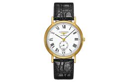 Longines Модная коллекция, автоматические механические мужские часы, 38,5 мм, черный циферблат l4.904.2.11.2