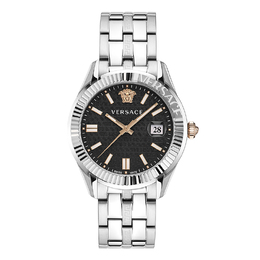 Часы Greca Time 41mm Versace, Black Single ve3k00422 | black single