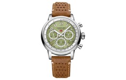 Мужские часы Chopard с автоматическим механизмом, зеленый циферблат, корпус из нержавеющей стали 168619-3004