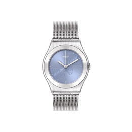 Унисекс металлическая серия 33 мм синие часы yls231m Swatch