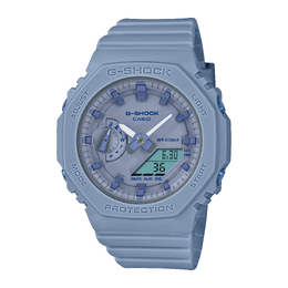 Casio Женские синие часы с жидкокристаллическим/аналоговым дисплеем gma-s2100ba-2a2pr