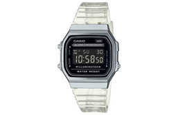Casio Часы унисекс VINTAGE Series 36,3 мм, черные, a168xes-1b
