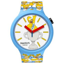 Swatch Мужские белые часы sb05z100, 47 мм