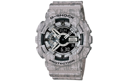 Casio Мужские часы ga-110sl-8 с двумя жидкокристаллическими/аналоговыми дисплеями, черные