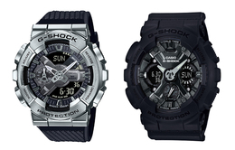 Casio Часы унисекс парные Table Series Black Watch gm-110-1a+gma-s120mf-1aer