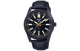 Casio Мужские стандартные черные часы mtp-vd02bl-1e